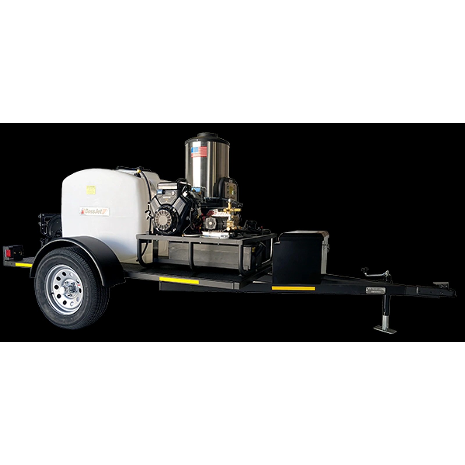 BossJet Mini-Max Hot Water Trailer Mounted Sewer Jetters